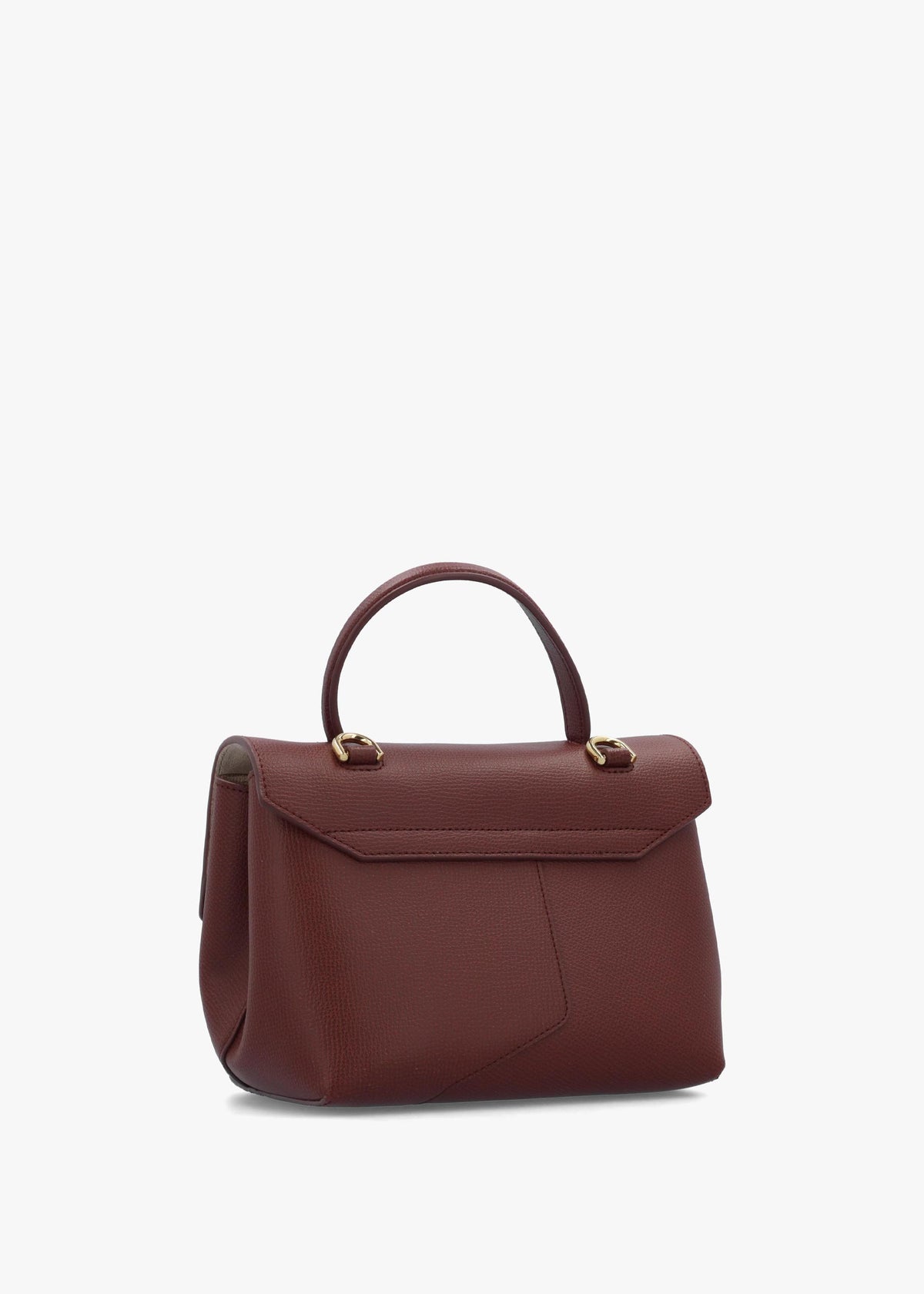 Emporio Armani 1981 Mini Brown Leather Top Handle Bag