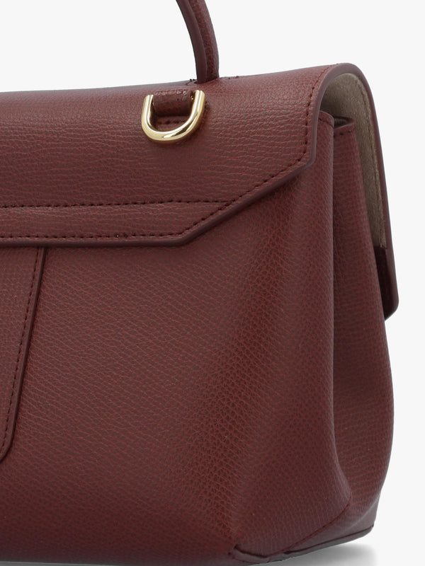1981 Mini Brown Leather Top Handle Bag