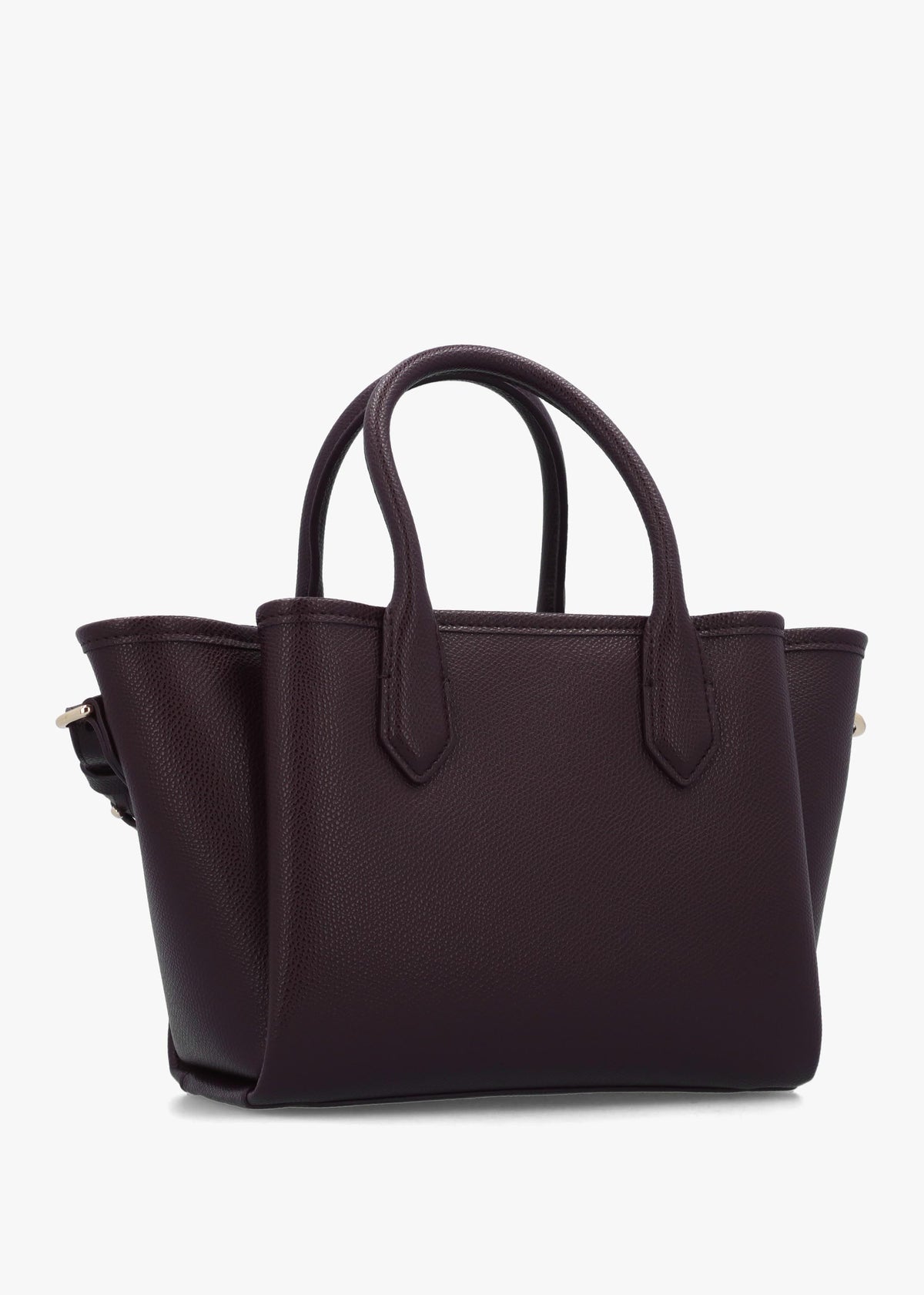 Mini Burgundy Leather Tote Bag
