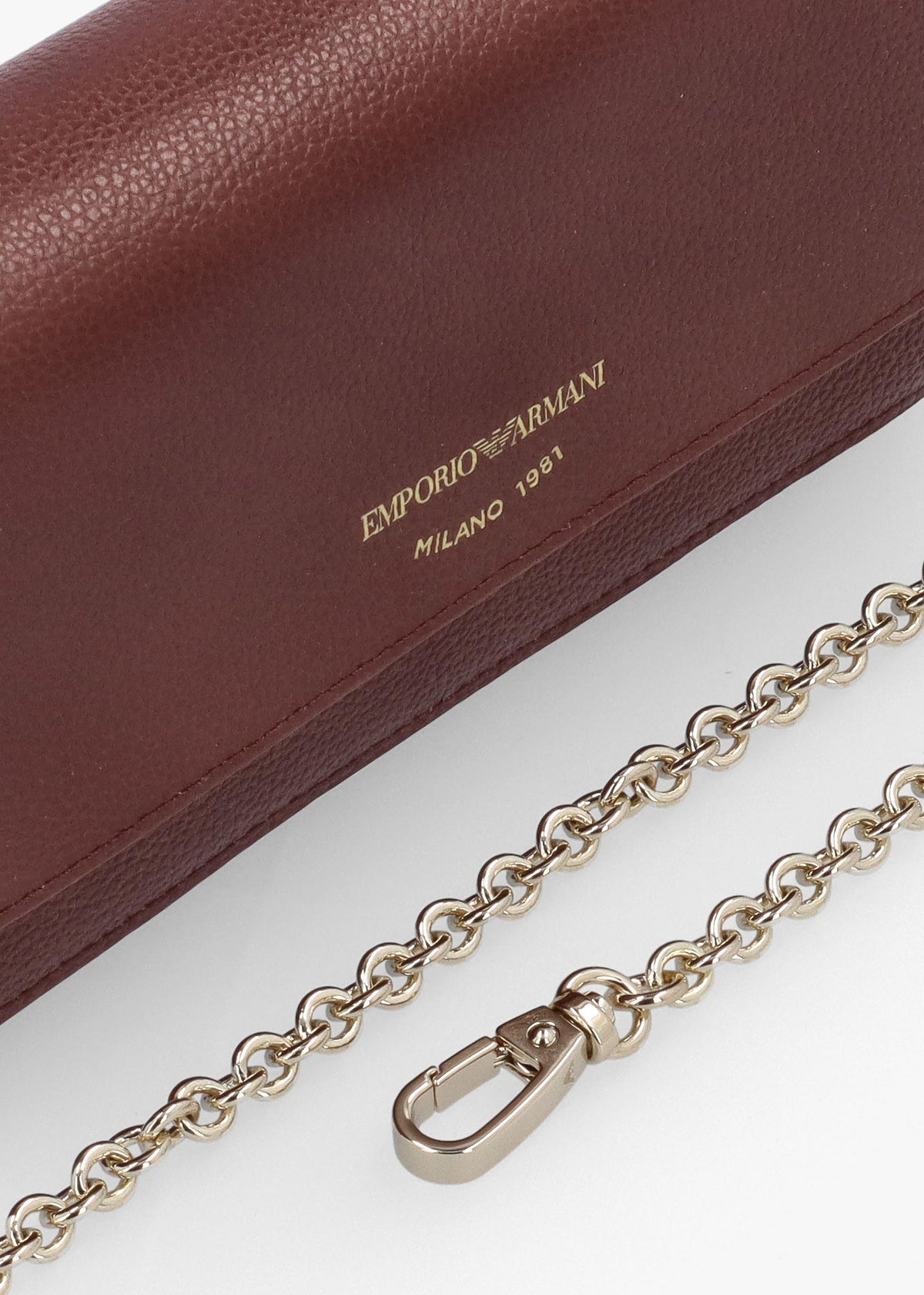 Mini Brown Tumbled Leather Cross-Body Bag