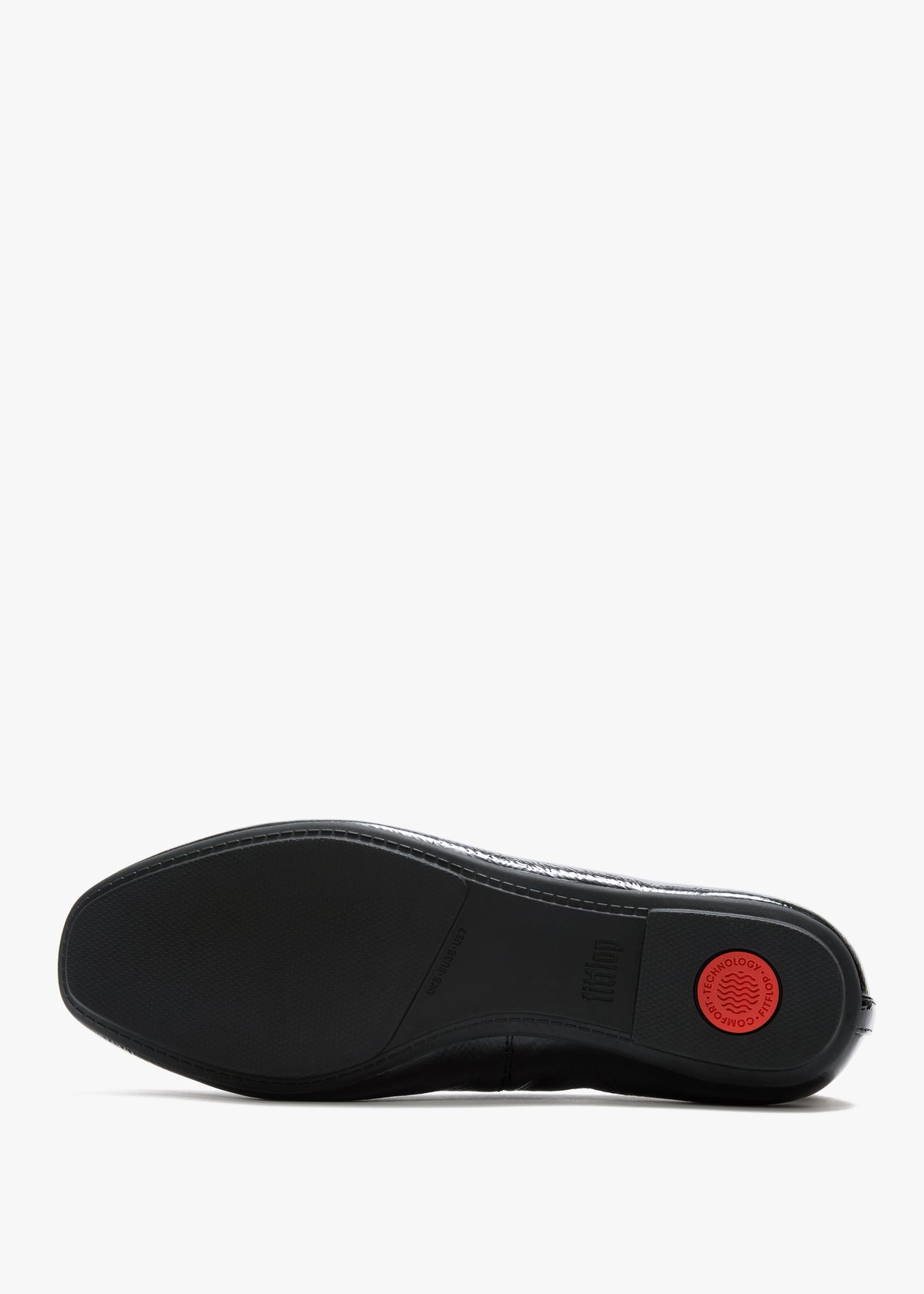Delicato Bow Black Leather Ballet Pumps