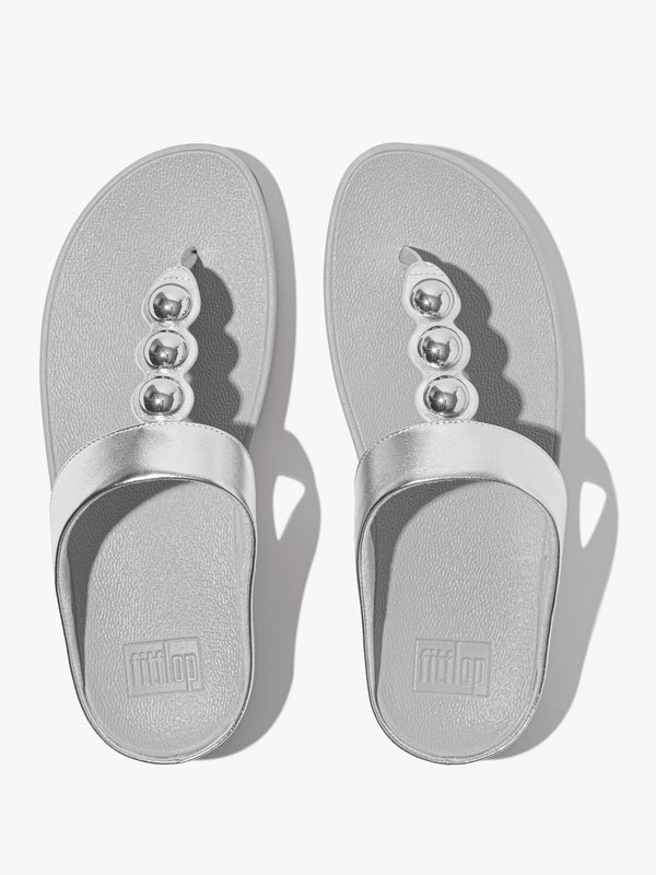FITFLOP FF FINO MIRROR-DOME TOE POST