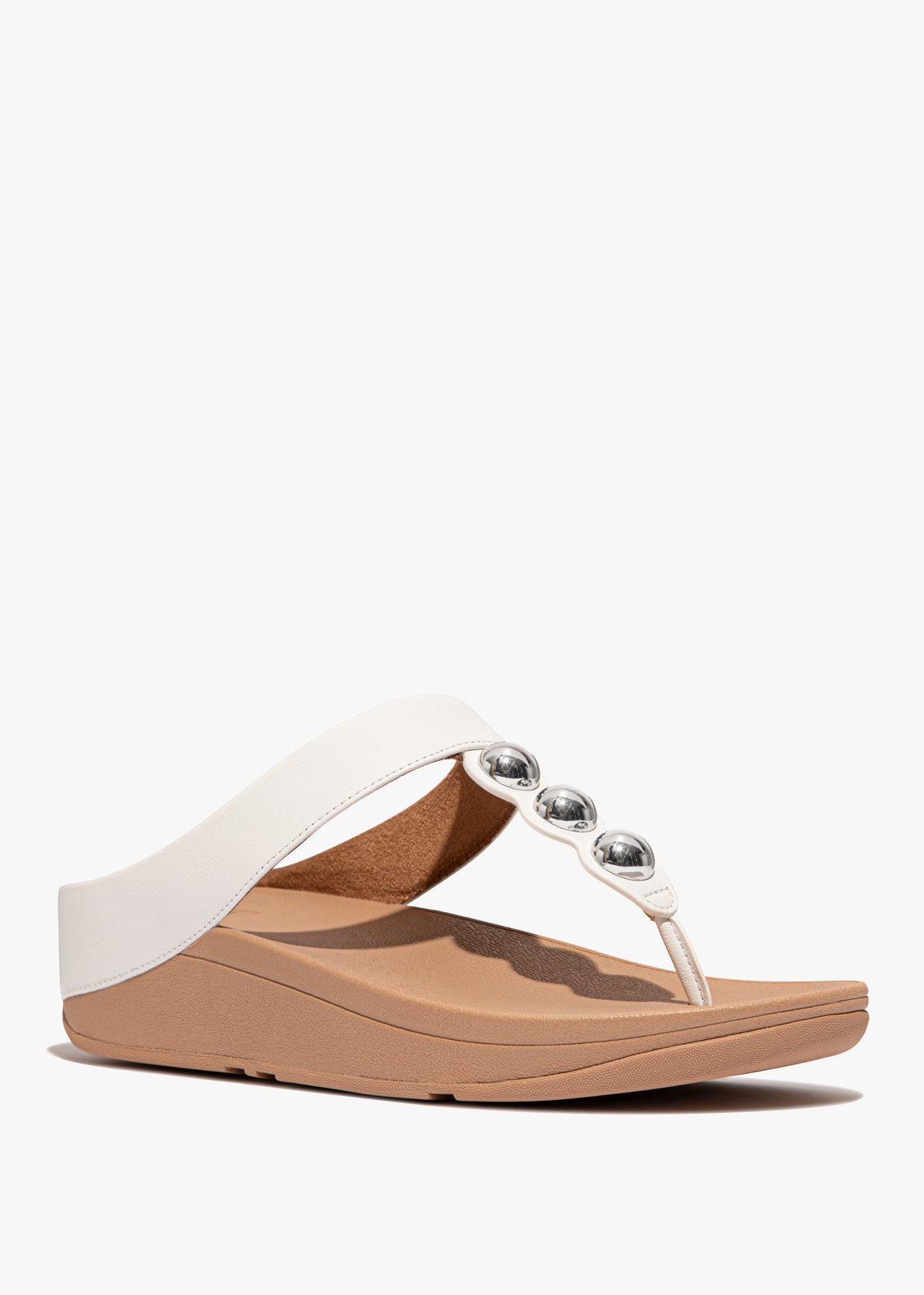 FITFLOP FF FINO MIRROR-DOME TOE POST