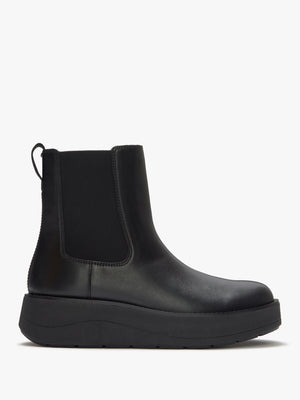 FitFlop GEN-FF Roam All Black Leather Chelsea Boots