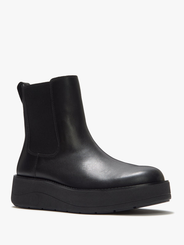 FitFlop GEN-FF Roam All Black Leather Chelsea Boots