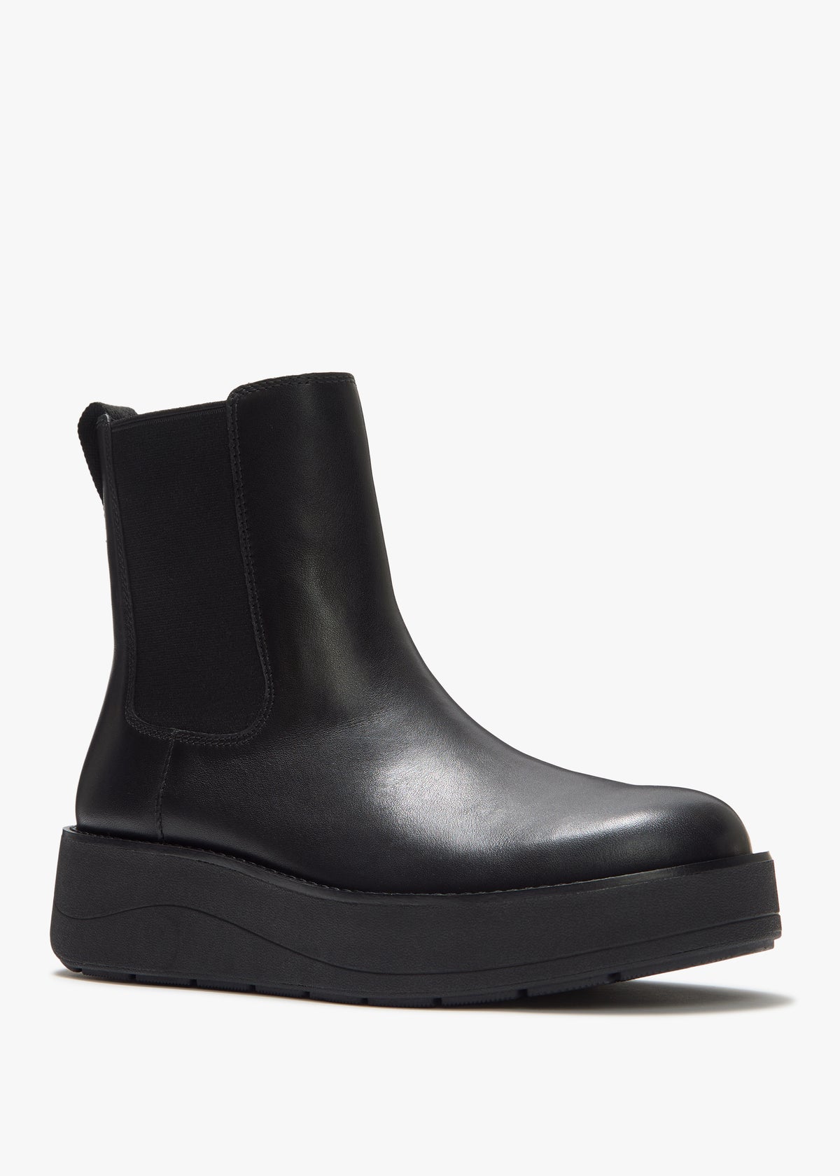 FitFlop GEN-FF Roam All Black Leather Chelsea Boots