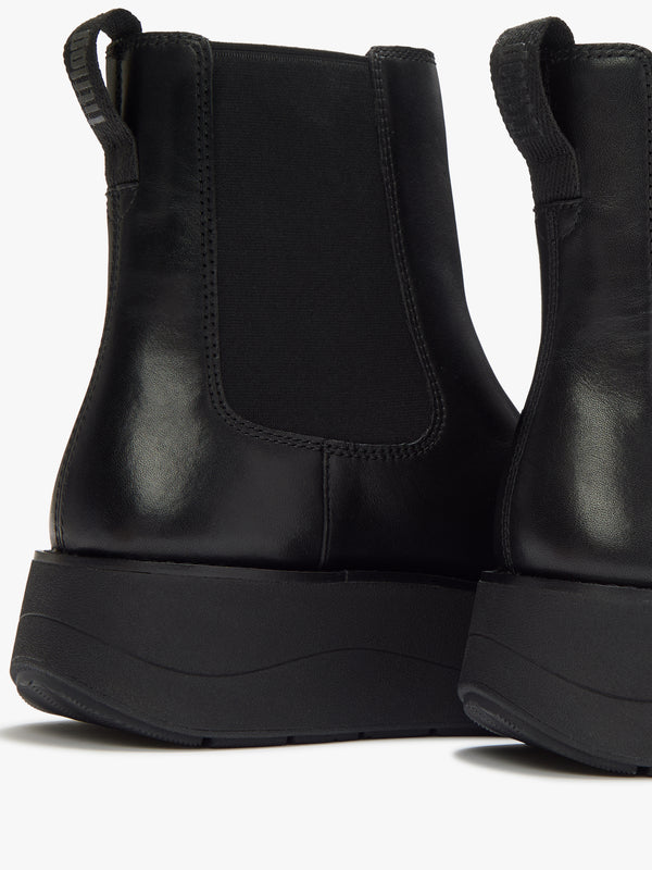 FitFlop GEN-FF Roam All Black Leather Chelsea Boots