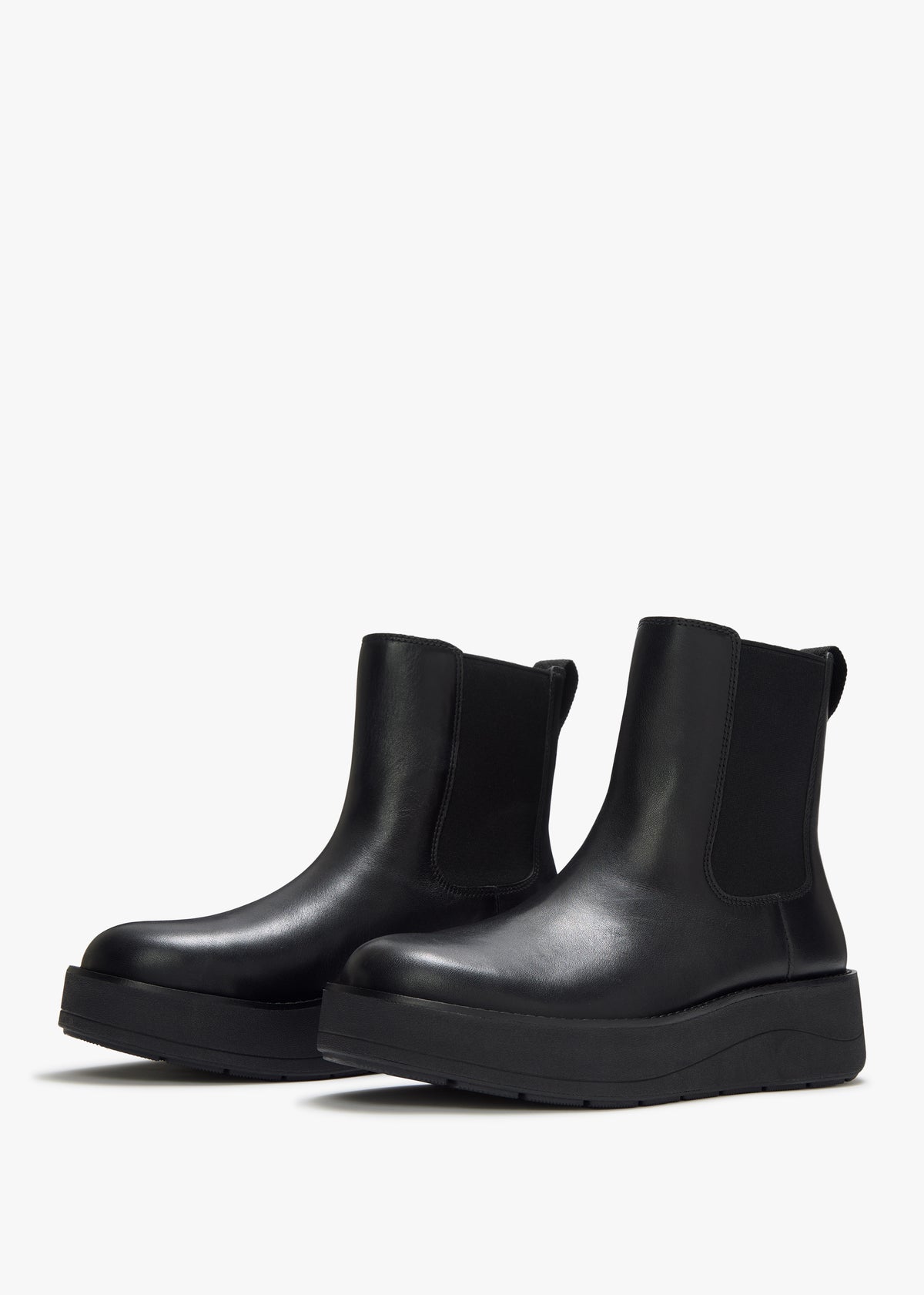 FitFlop GEN-FF Roam All Black Leather Chelsea Boots