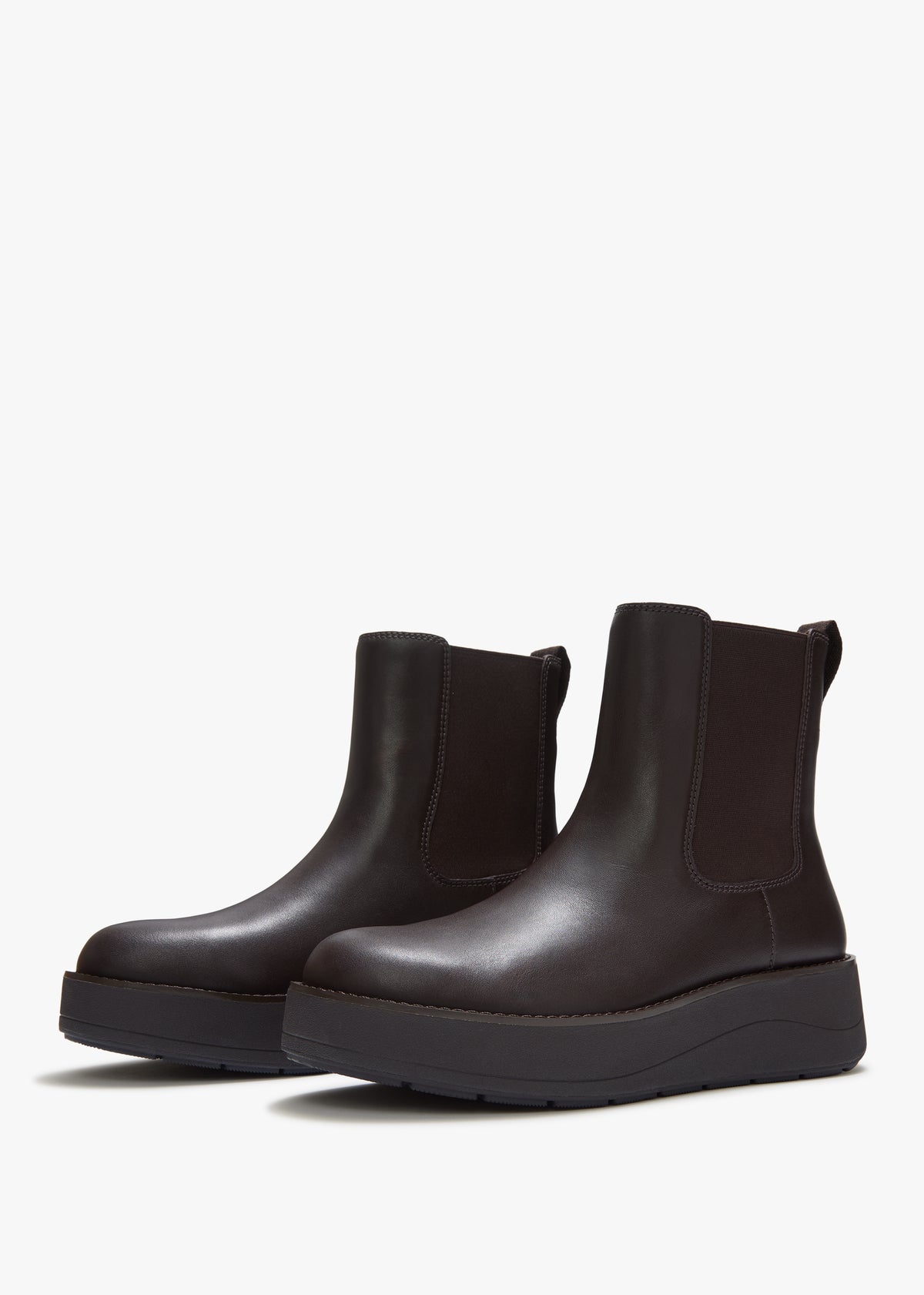FitFlop GEN-FF Roam Chocolate Brown Leather Chelsea Boots