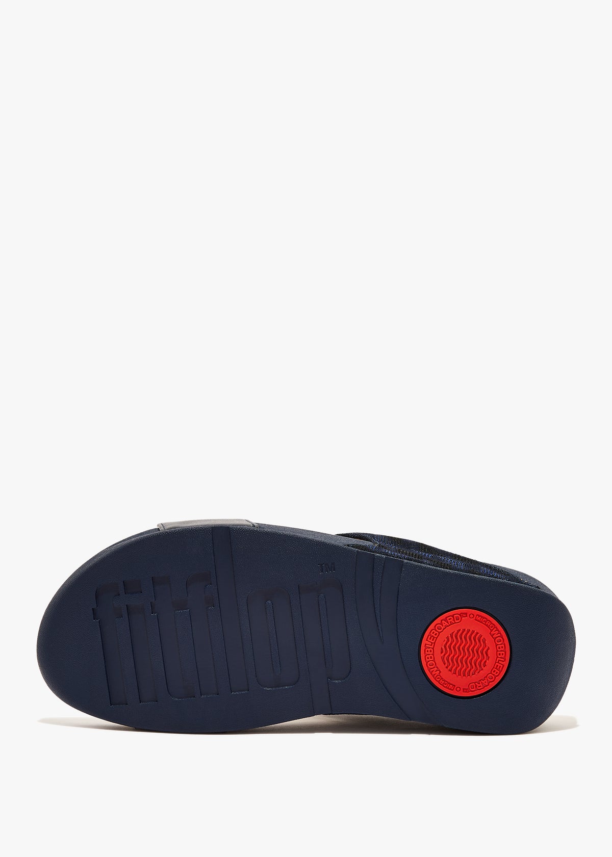 FitFlop Lulu Glitz Navy Slider Sandals