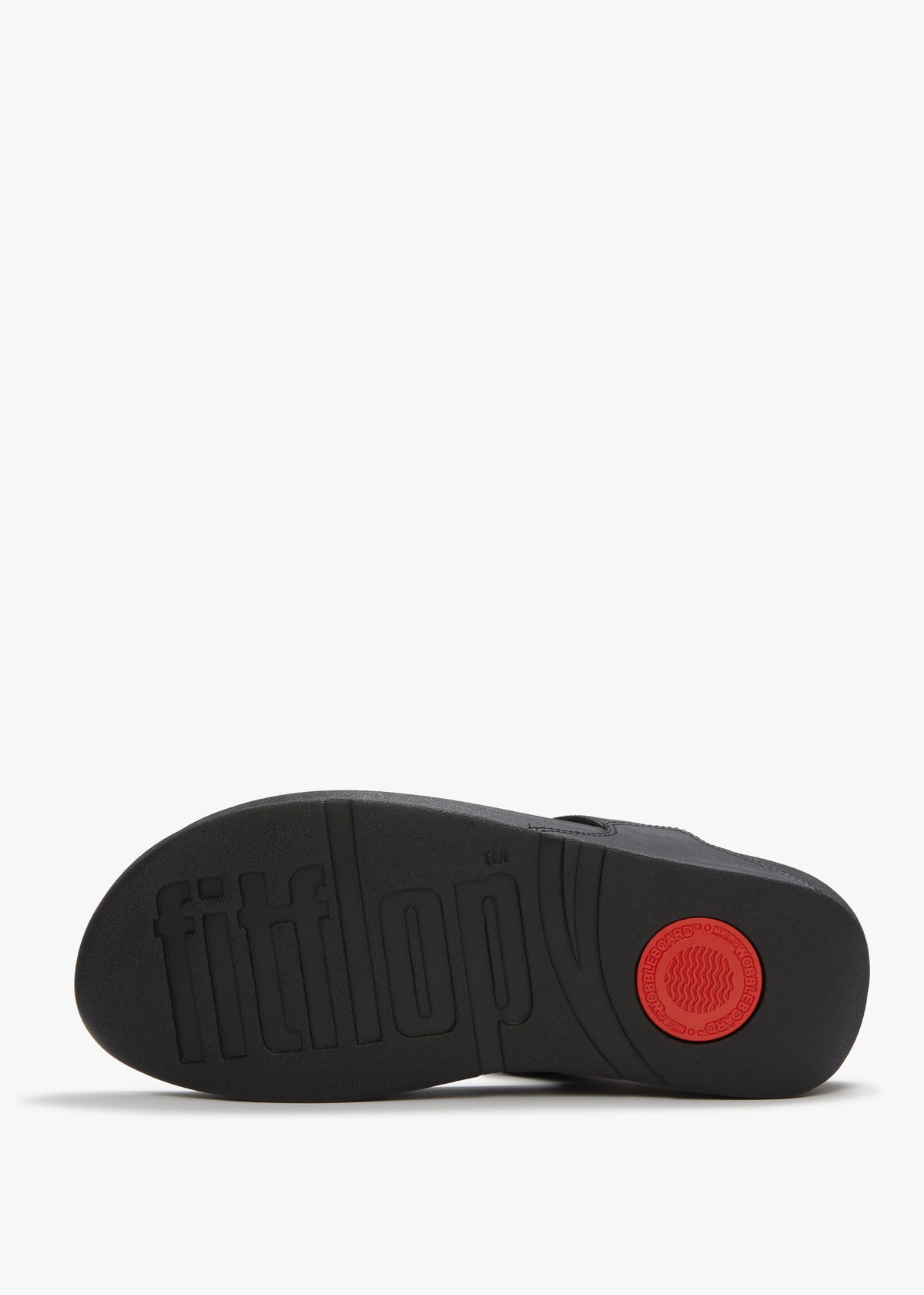 FitFlop Lulu Marbled Stone Black Toe Post Sandals