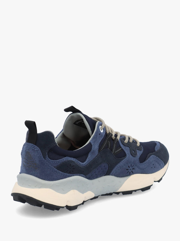 Flower Mountain Men’s Yamano 3 Blue Bluette Suede & Nylon Trainers