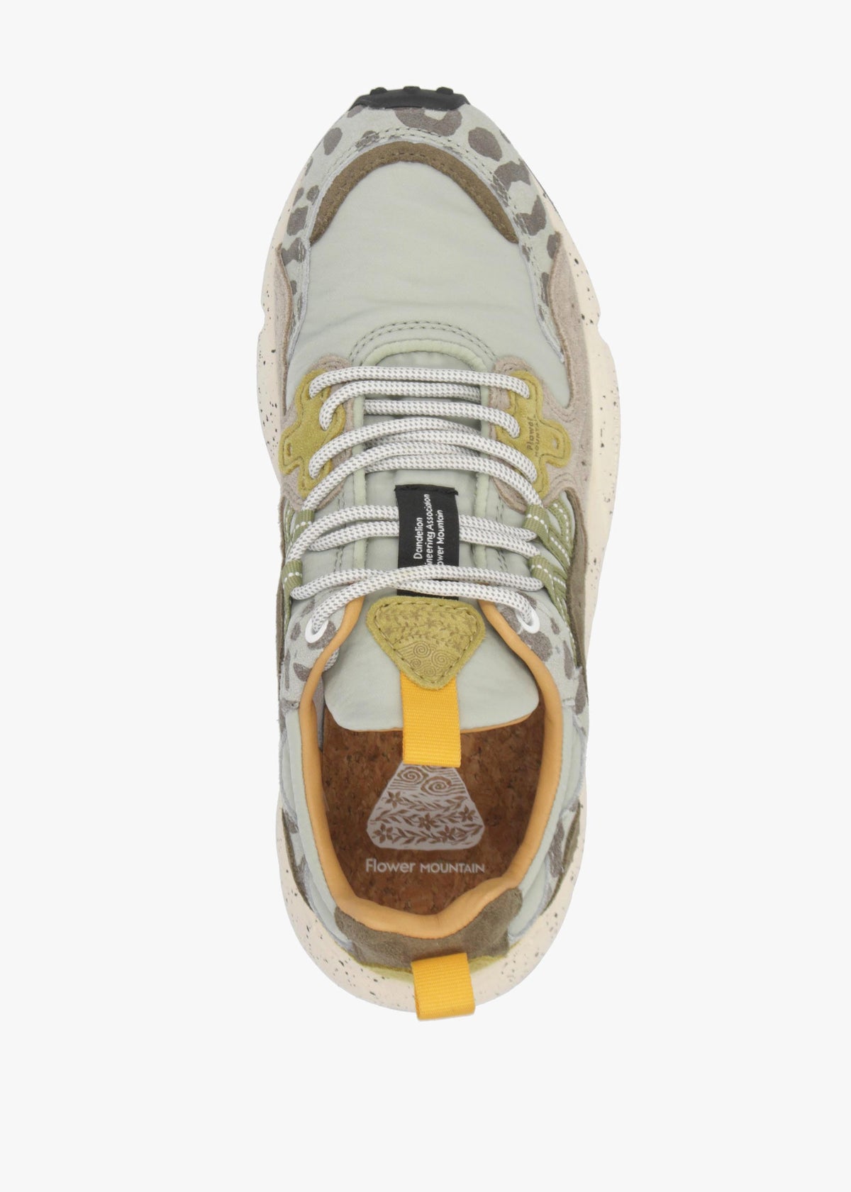 Flower Mountain Yamano 3 Oilve Brown Zucca Suede & Nylon Trainers