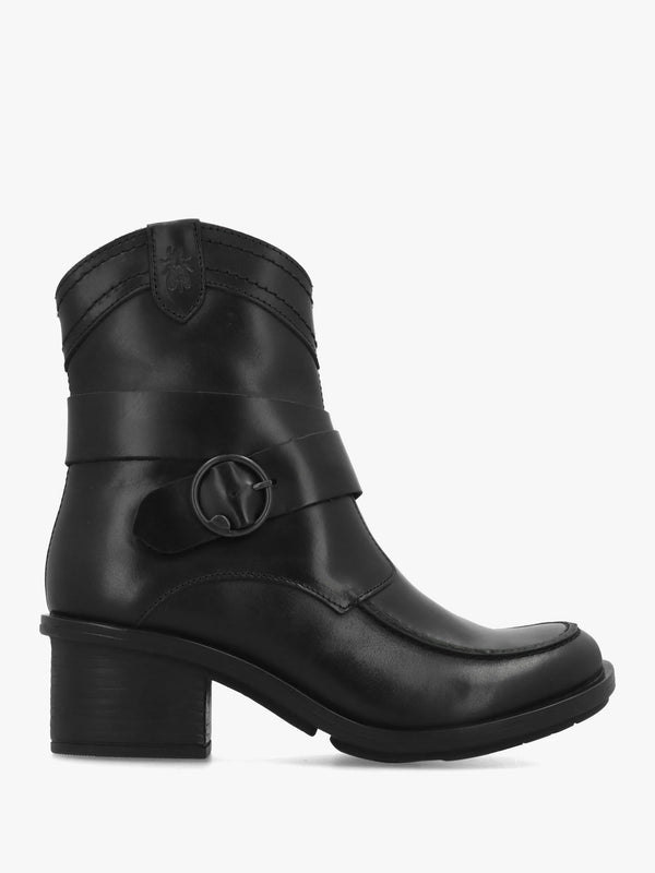 FLY CELK - Black Leather