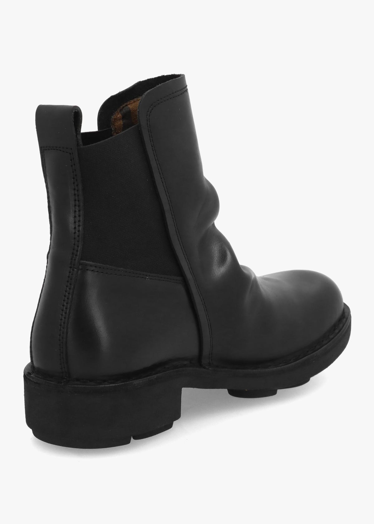 Noux Black Leather Chelsea Boots
