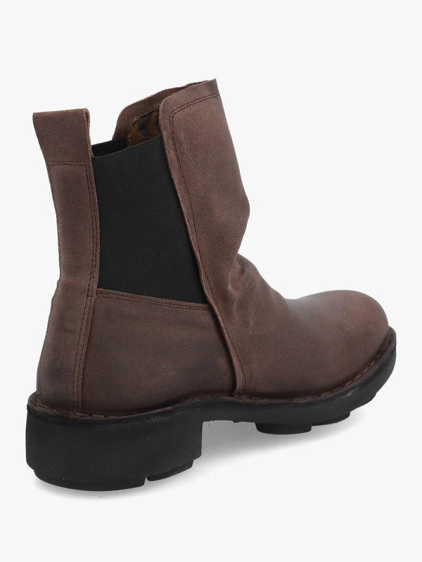 Noux Taupe Antique Suede Leather Chelsea Boots