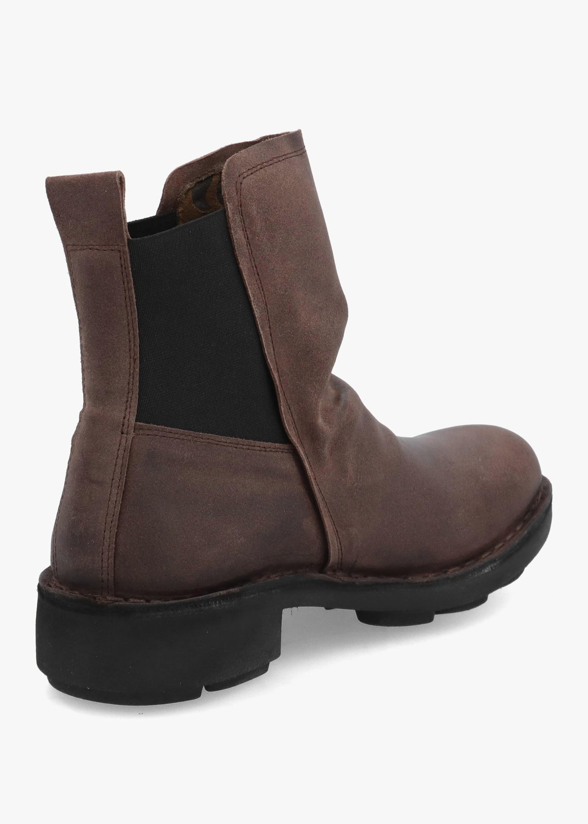 Noux Taupe Antique Suede Leather Chelsea Boots