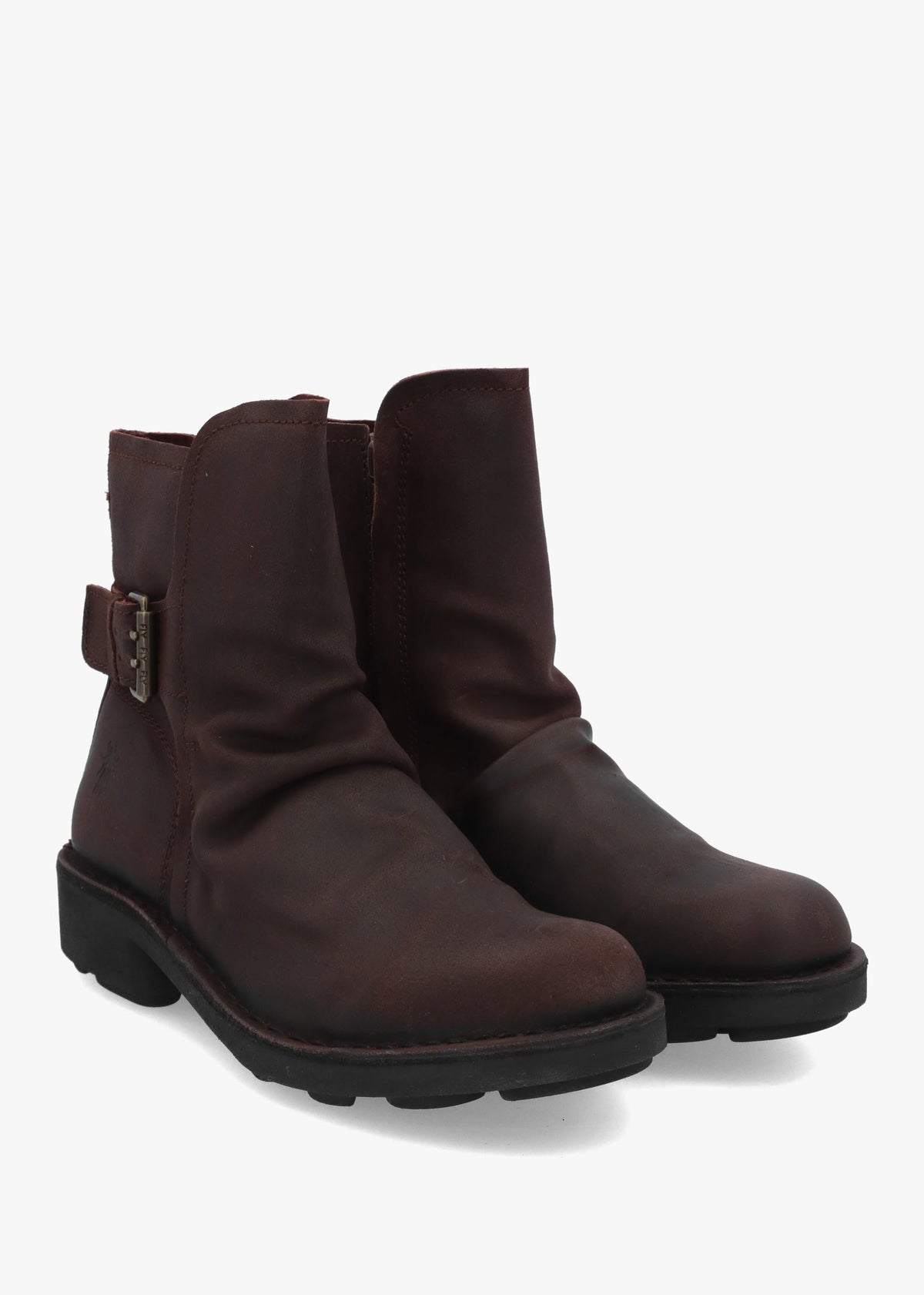 Nury Expresso Antique Suede Leather Ankle Boots