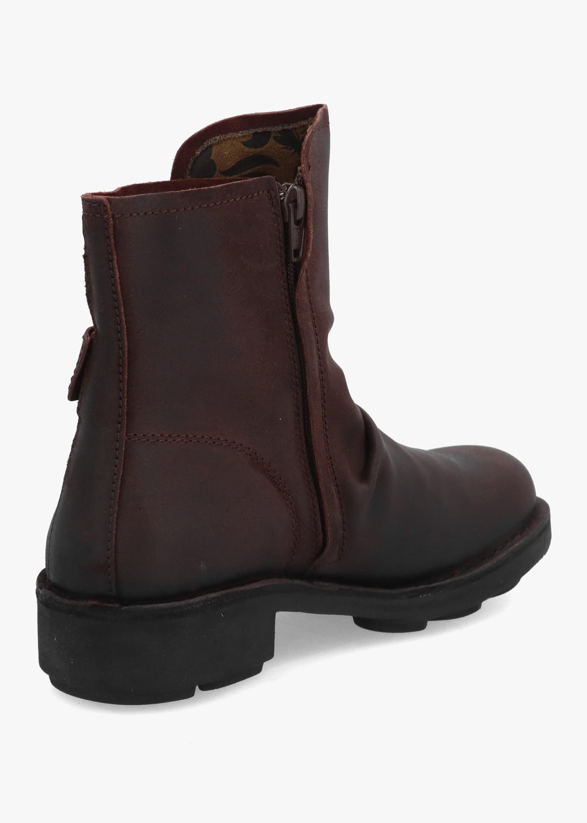 Nury Expresso Antique Suede Leather Ankle Boots