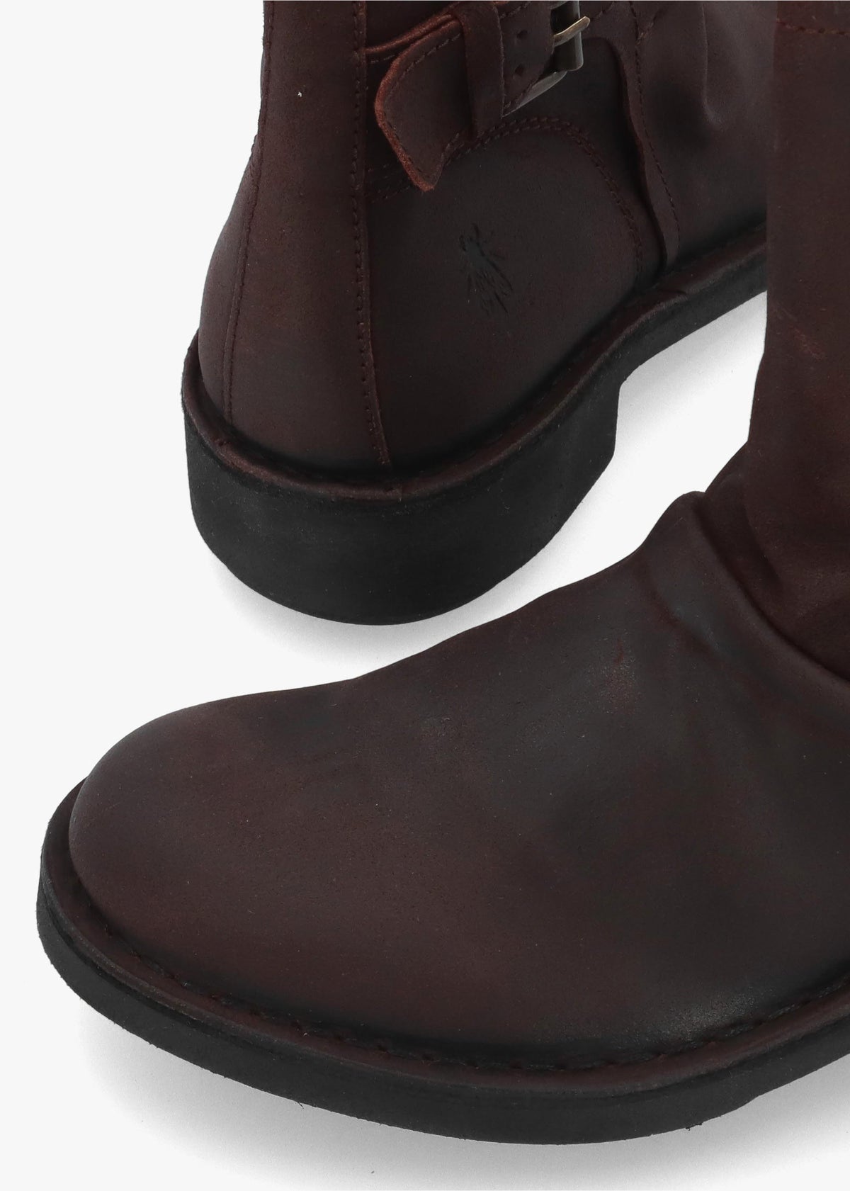 Nury Expresso Antique Suede Leather Ankle Boots