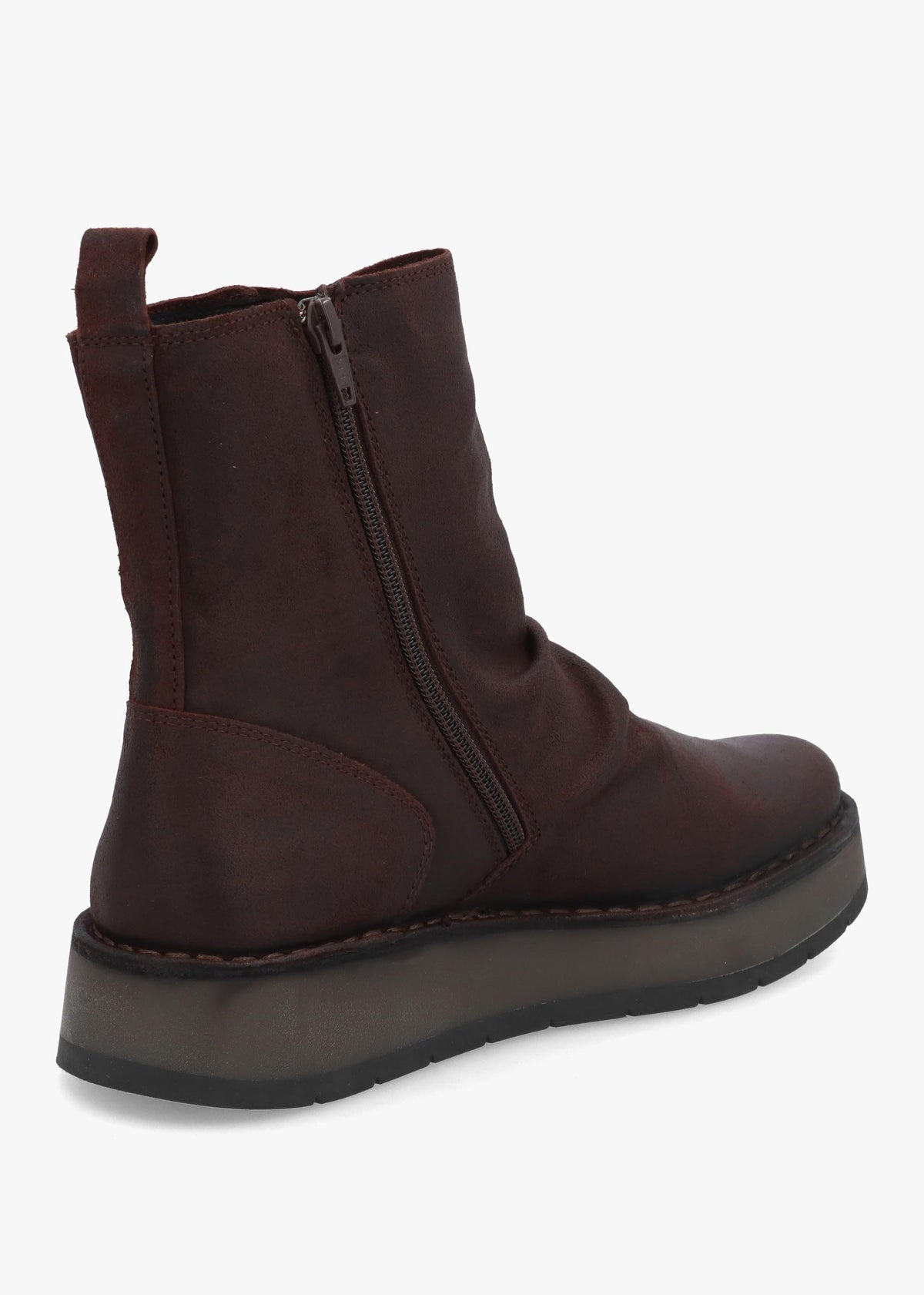 Fly London Reno Expresso Antique Suede Ankle Boots
