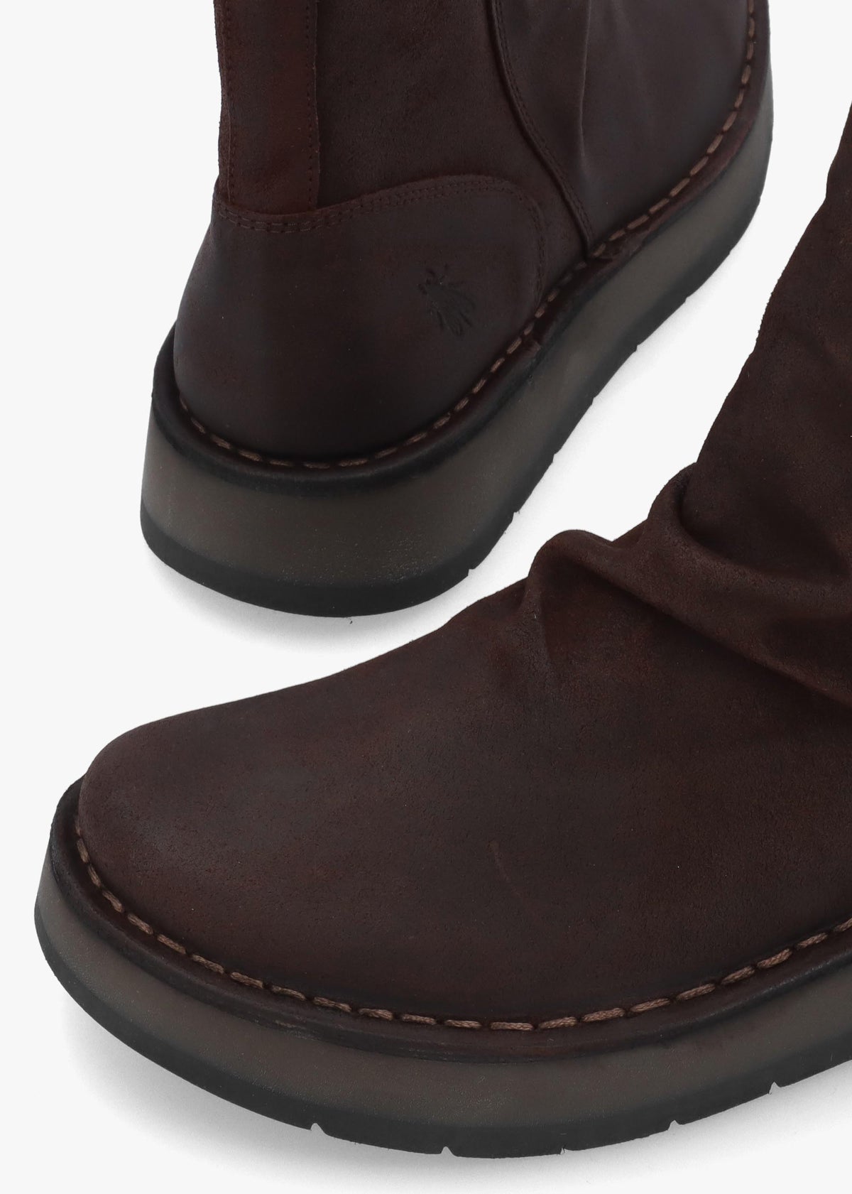 Fly London Reno Expresso Antique Suede Ankle Boots