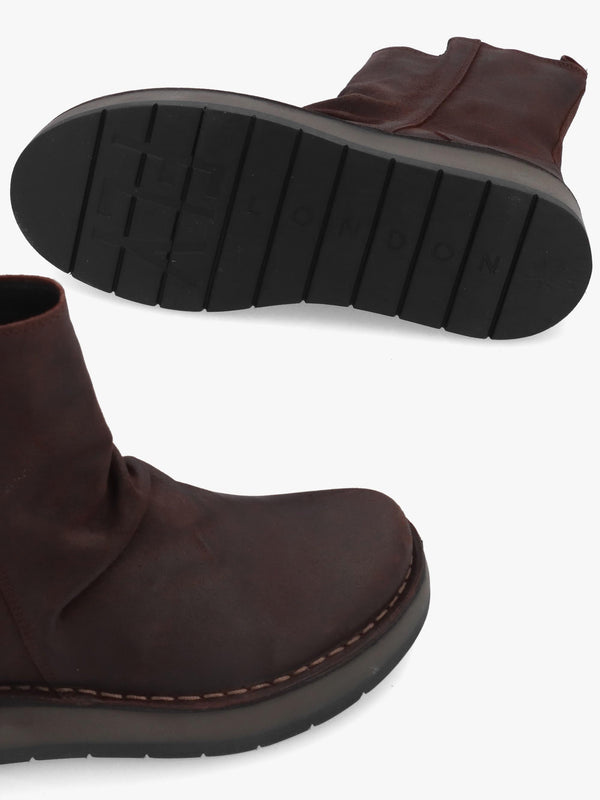 Fly London Reno Expresso Antique Suede Ankle Boots