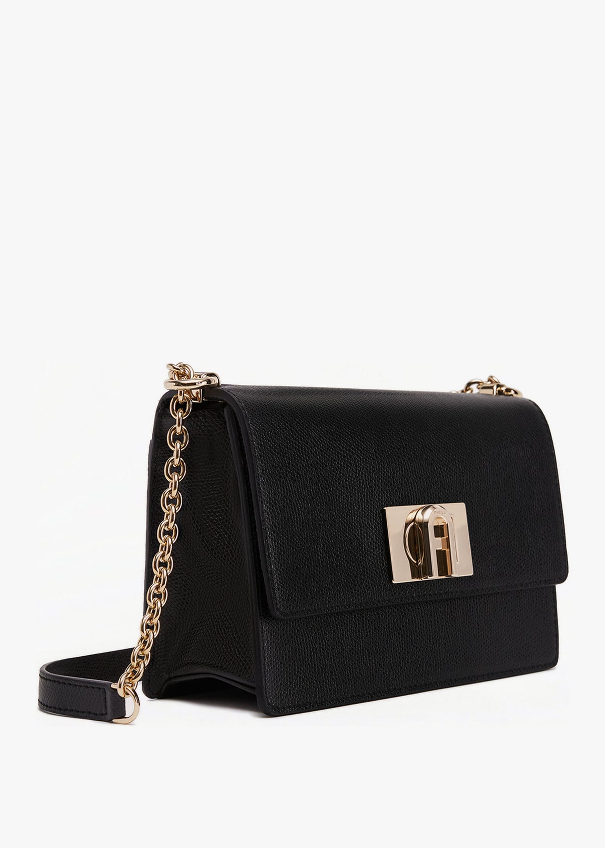 Mini 1927 Ares Black Leather Cross-Body Bag