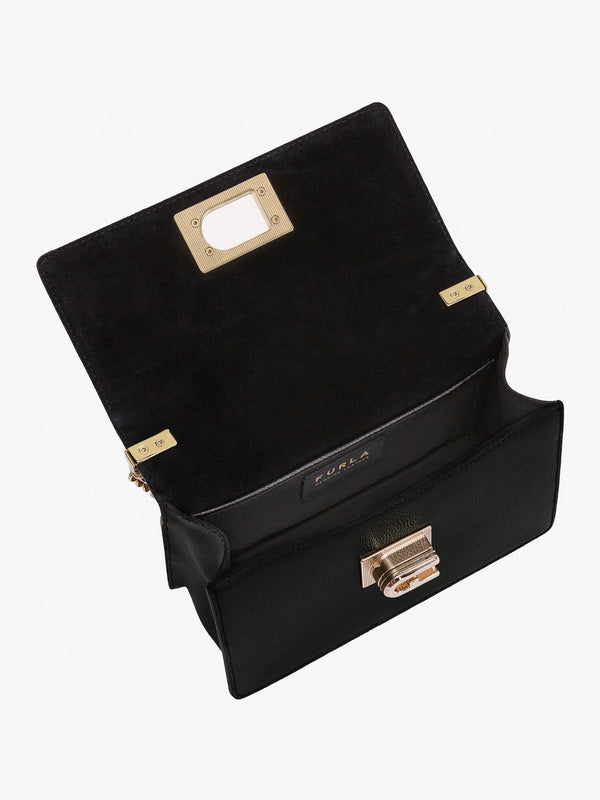 Mini 1927 Ares Black Leather Cross-Body Bag