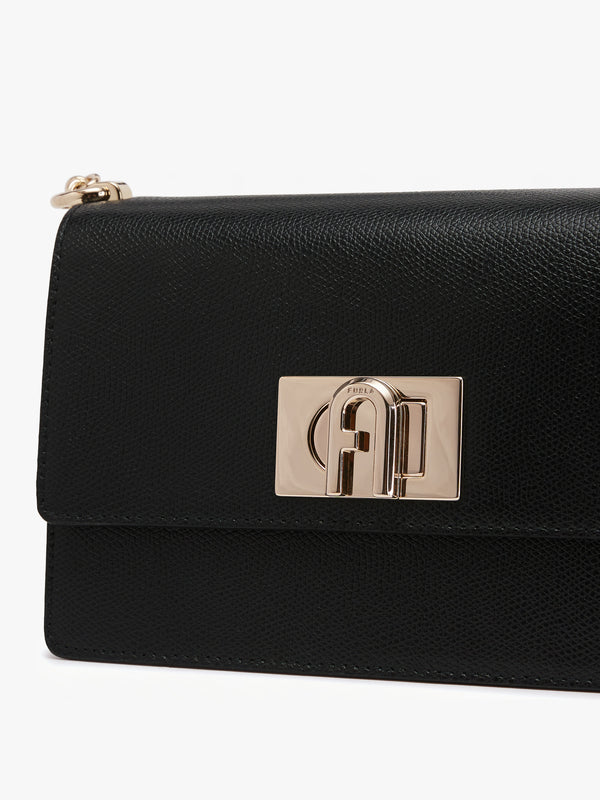 Mini 1927 Ares Black Leather Cross-Body Bag