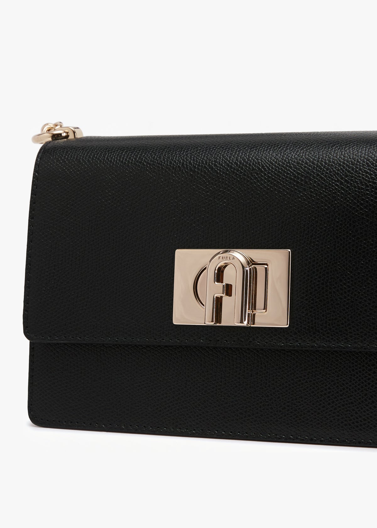 Mini 1927 Ares Black Leather Cross-Body Bag