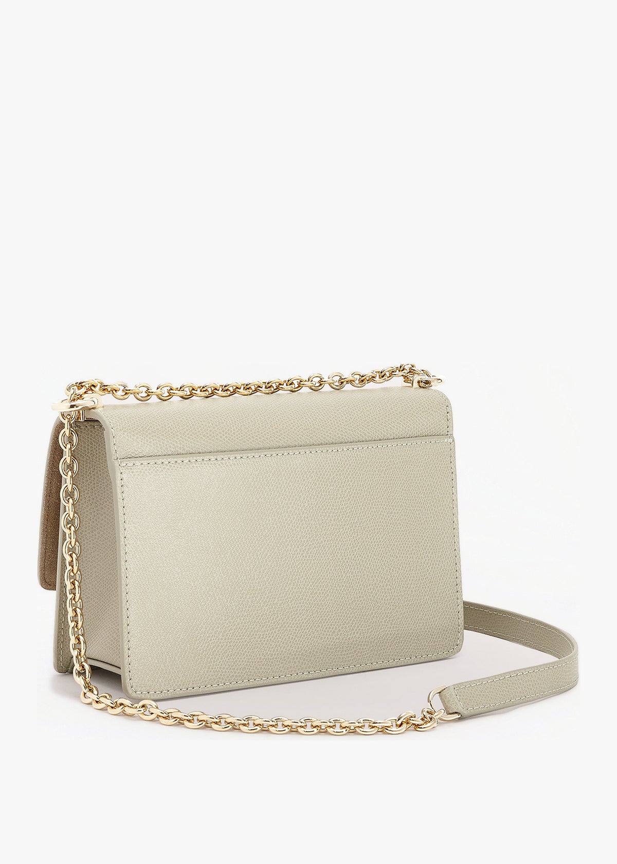 Mini 1927 Ares Grey Leather Cross-Body Bag