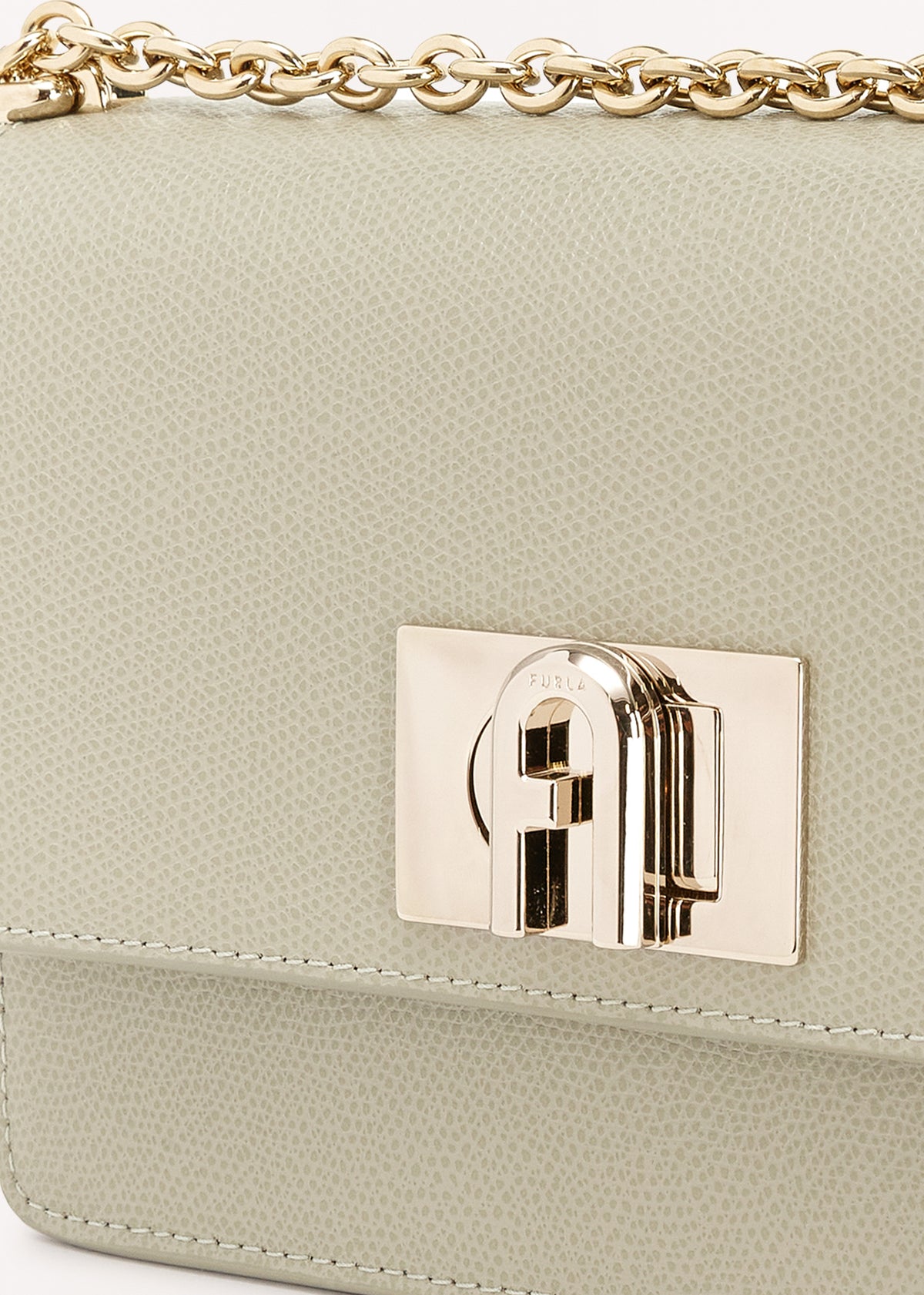 Mini 1927 Ares Grey Leather Cross-Body Bag