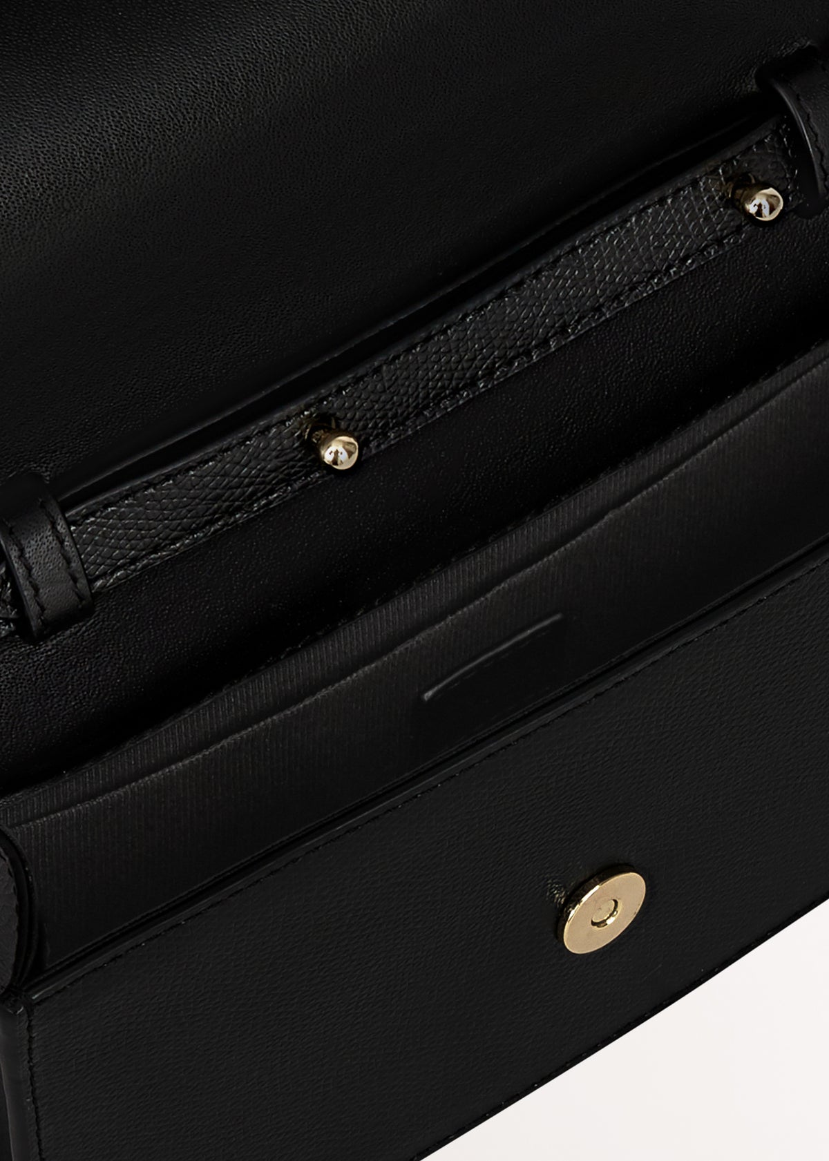FURLA 1927 ARES MINI CROSS SNAP - Black Leather