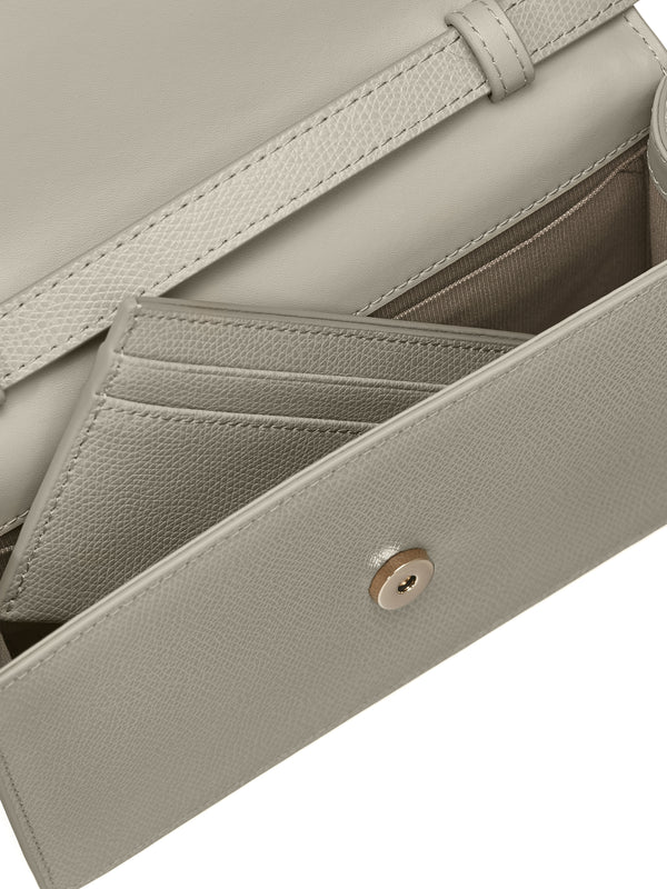 Mini 1927 Beige Leather Cross-Body Bag