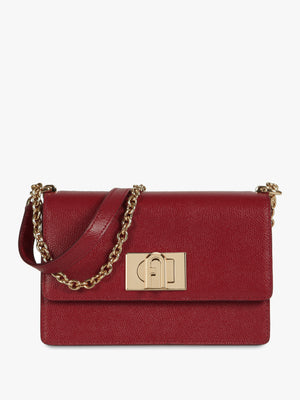 Mini 1927 20 Burgundy Leather Cross-Body Bag