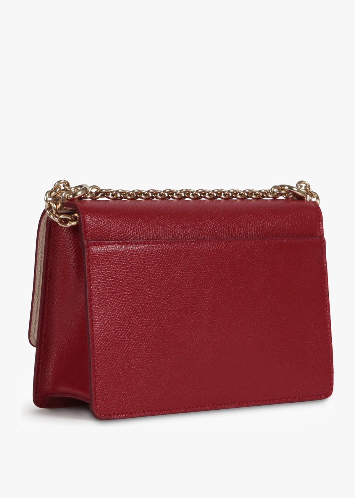 1927 Burgundy Leather Mini Cross-Body Bag