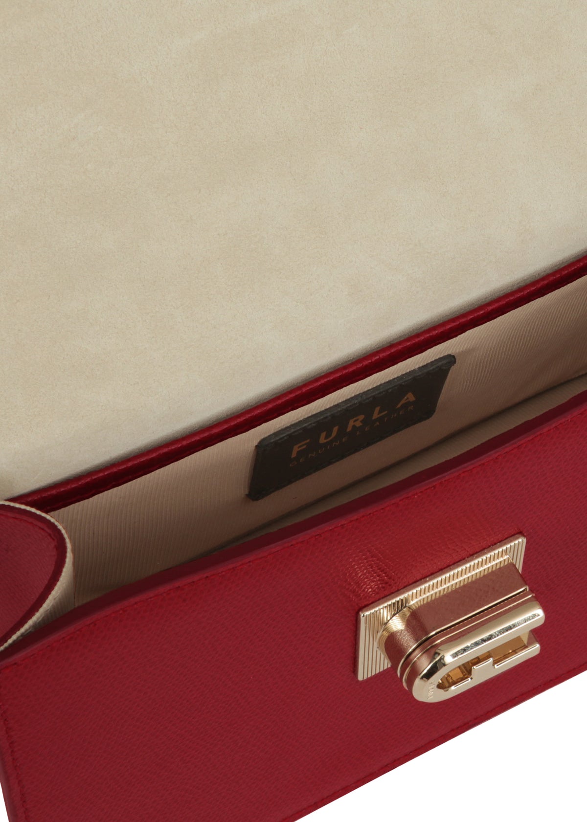 1927 Burgundy Leather Mini Cross-Body Bag