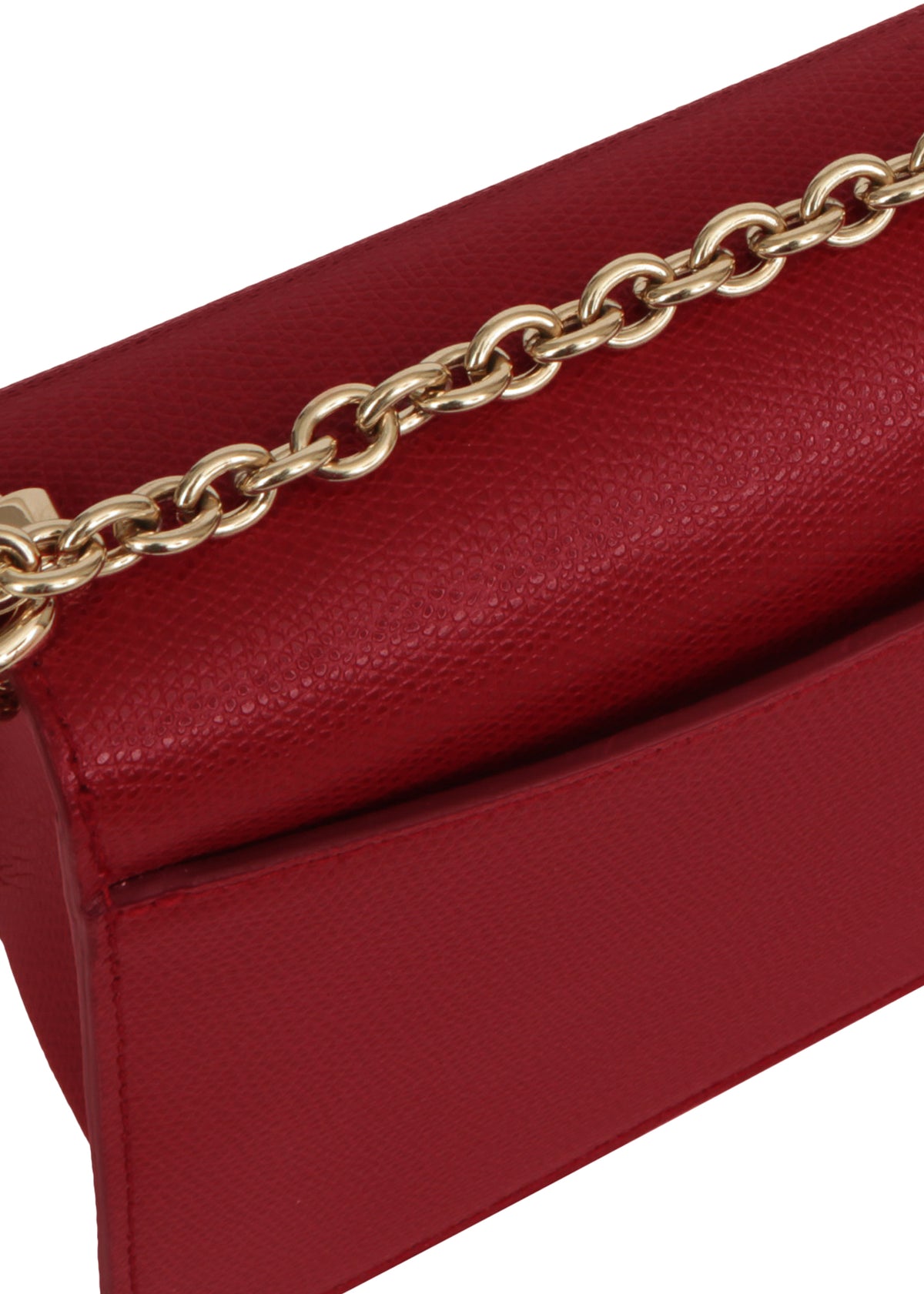 1927 Burgundy Leather Mini Cross-Body Bag
