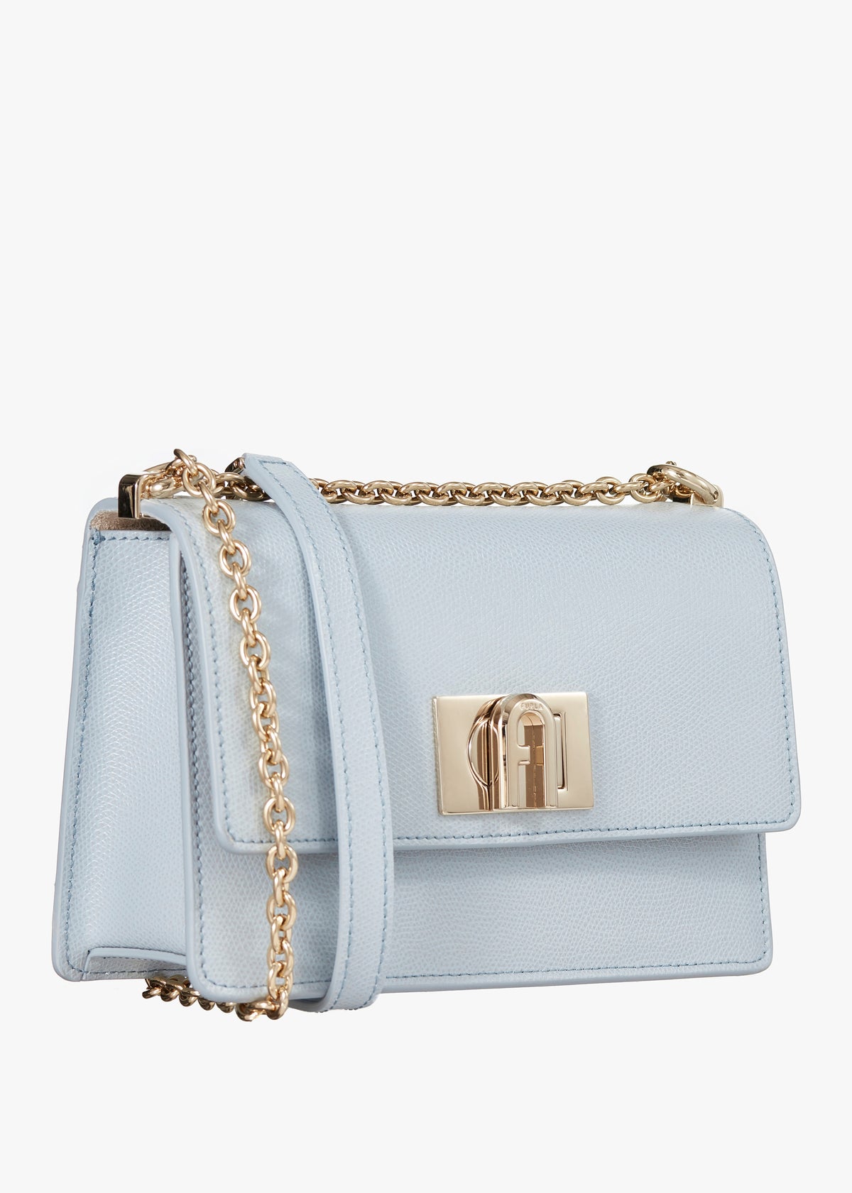 1927 Blue Leather Mini Crossbody Bag