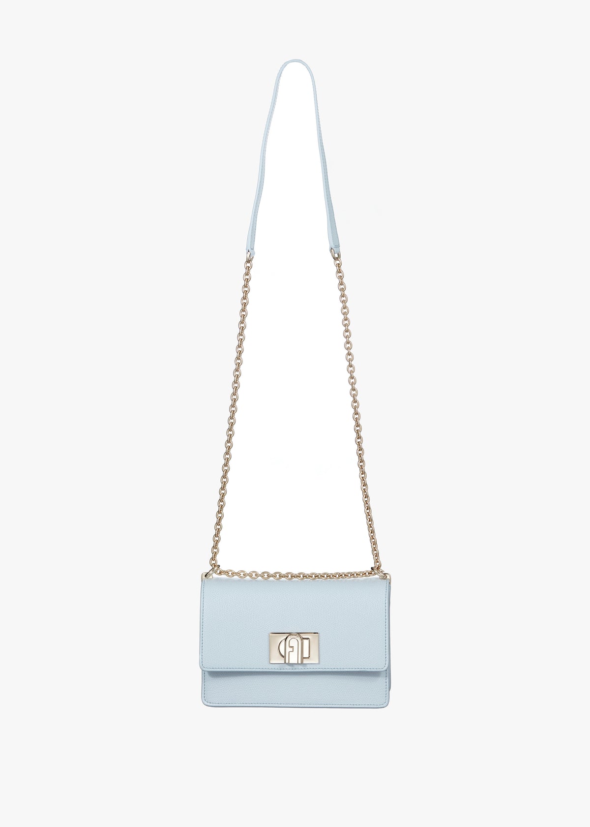 1927 Blue Leather Mini Crossbody Bag