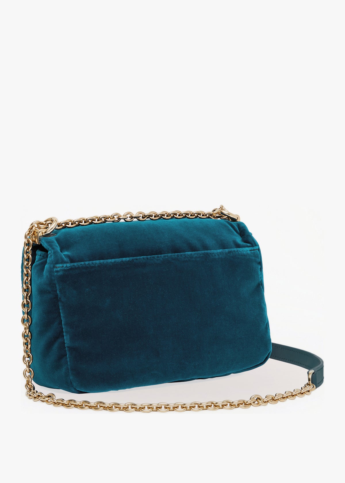 1927 Blue Suede Mini Cross-Body Bag
