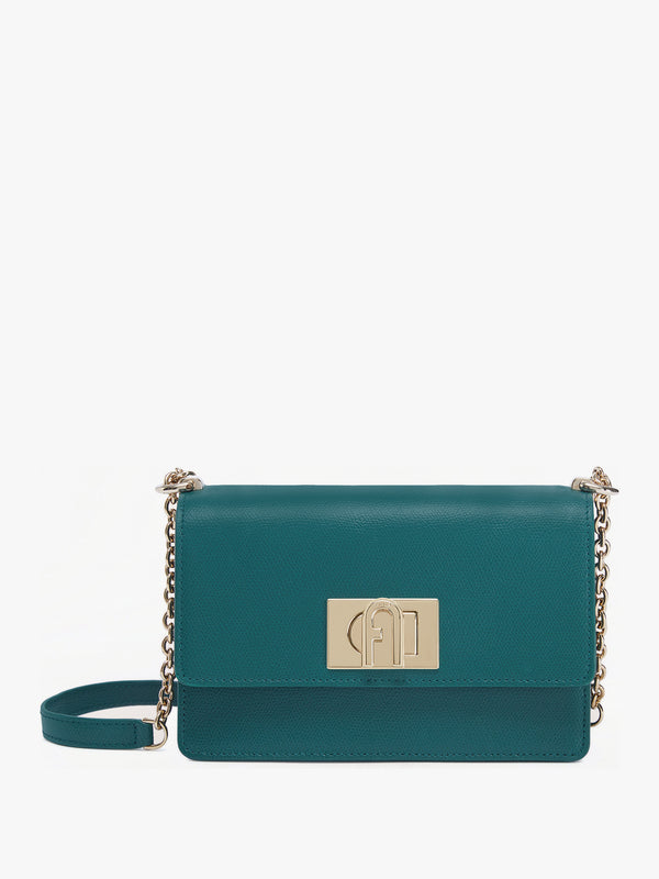 1927 Green Leather Mini Cross-Body Bag