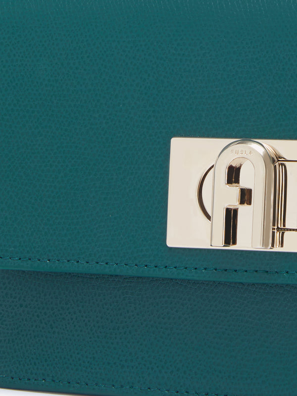 1927 Green Leather Mini Cross-Body Bag