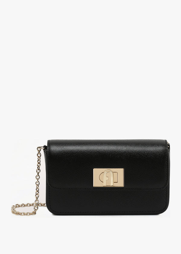 Mini 1927 Black Leather Cross-Body Bag