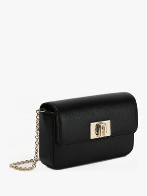 Mini 1927 Black Leather Cross-Body Bag