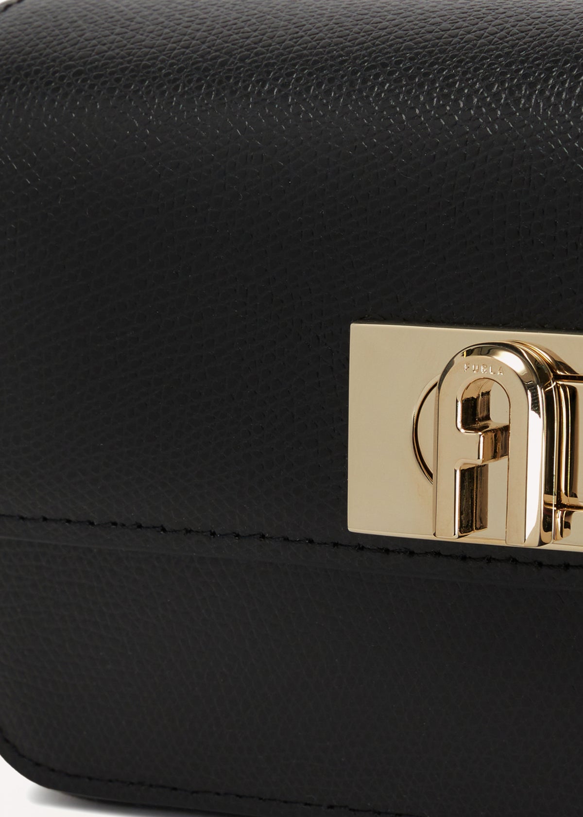 FURLA 1927 MINI CROSSBODY - Black Leather
