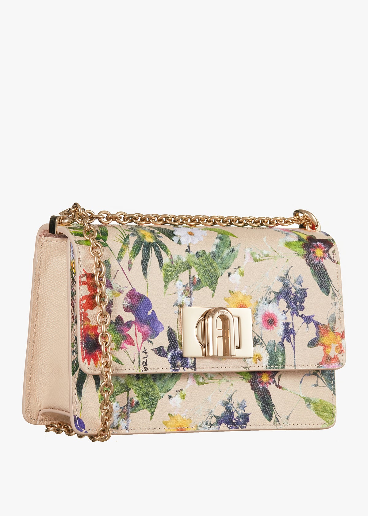 1927 Floral Leather Mini Cross-Body Bag