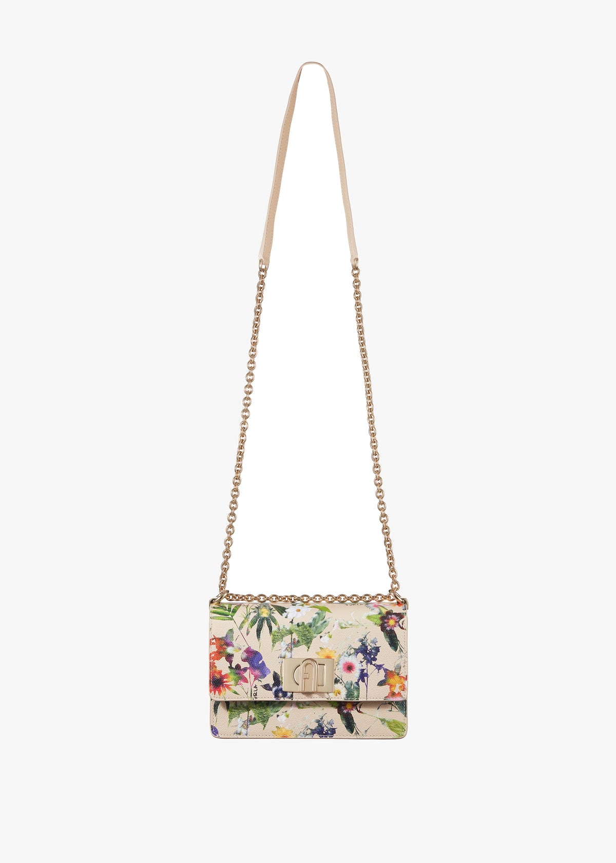1927 Floral Leather Mini Cross-Body Bag