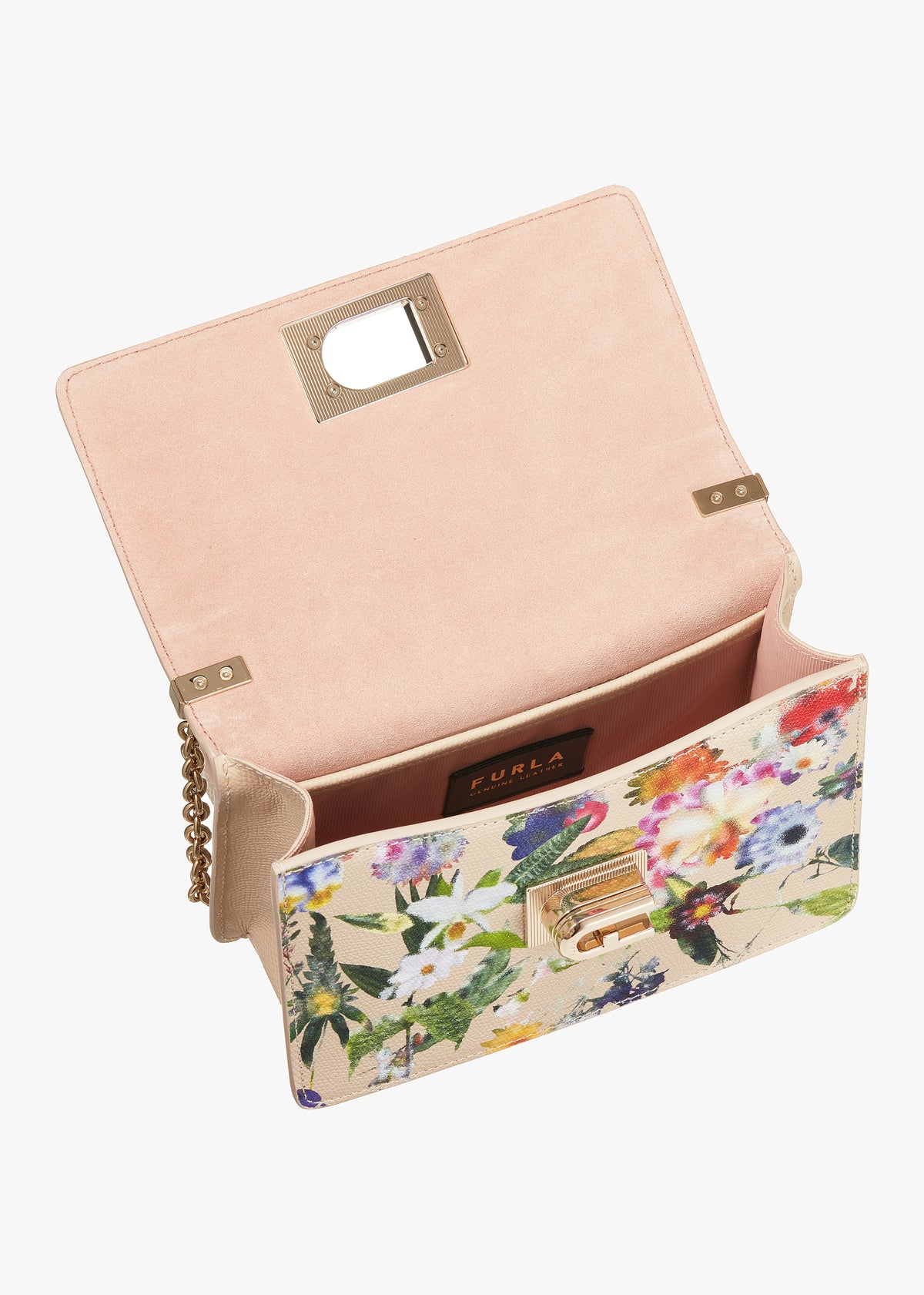 1927 Floral Leather Mini Cross-Body Bag